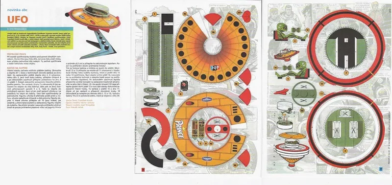 Papierový model UFO